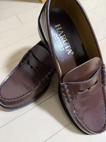 HARUTA ARVIN 브라운 로퍼 25.5