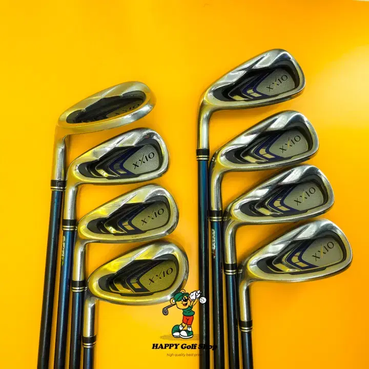 Left-handed Xxio 9 Iron Set 8 pieces, 5~9PAS, R Flex, Graphite, Used, MP