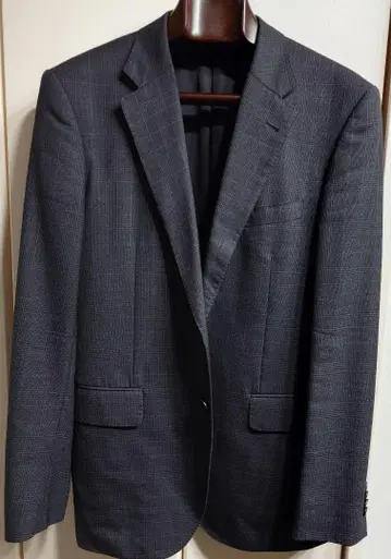 폴스미스 다크 그레이 체크 비즈니스 자켓 XL Zegna