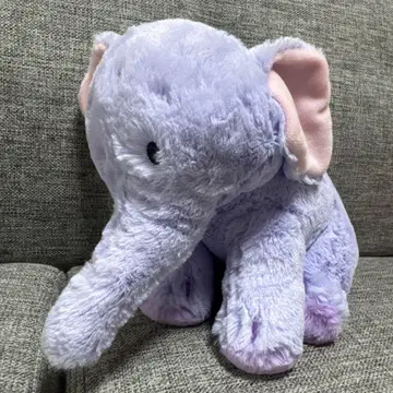 보라색 코끼리 봉제 인형 푸우