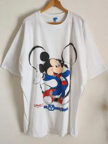 80s USA제 big 디즈니 미키마우스 티셔츠 원피스 빈티지