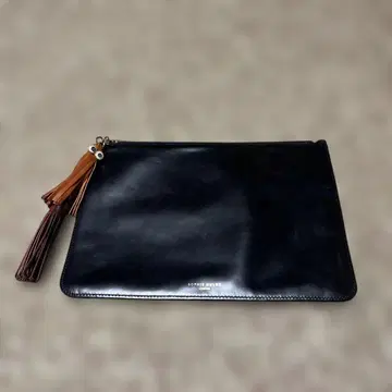 SOPHIE HULME 블랙 클러치백 태슬 장식