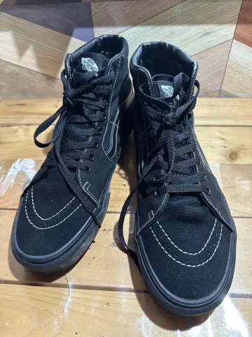 VANS 블랙 스케이트 신발 SK8