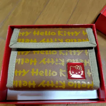 헬로키티 삼중 접이식 지갑 레어 산리오 키티