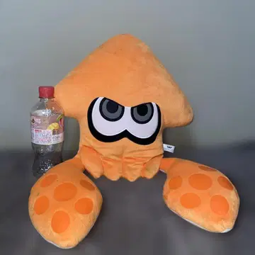 스플래툰 봉제 인형 오렌지 오징어