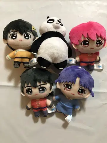 란마 1/2 마스코트 봉제 인형 5종