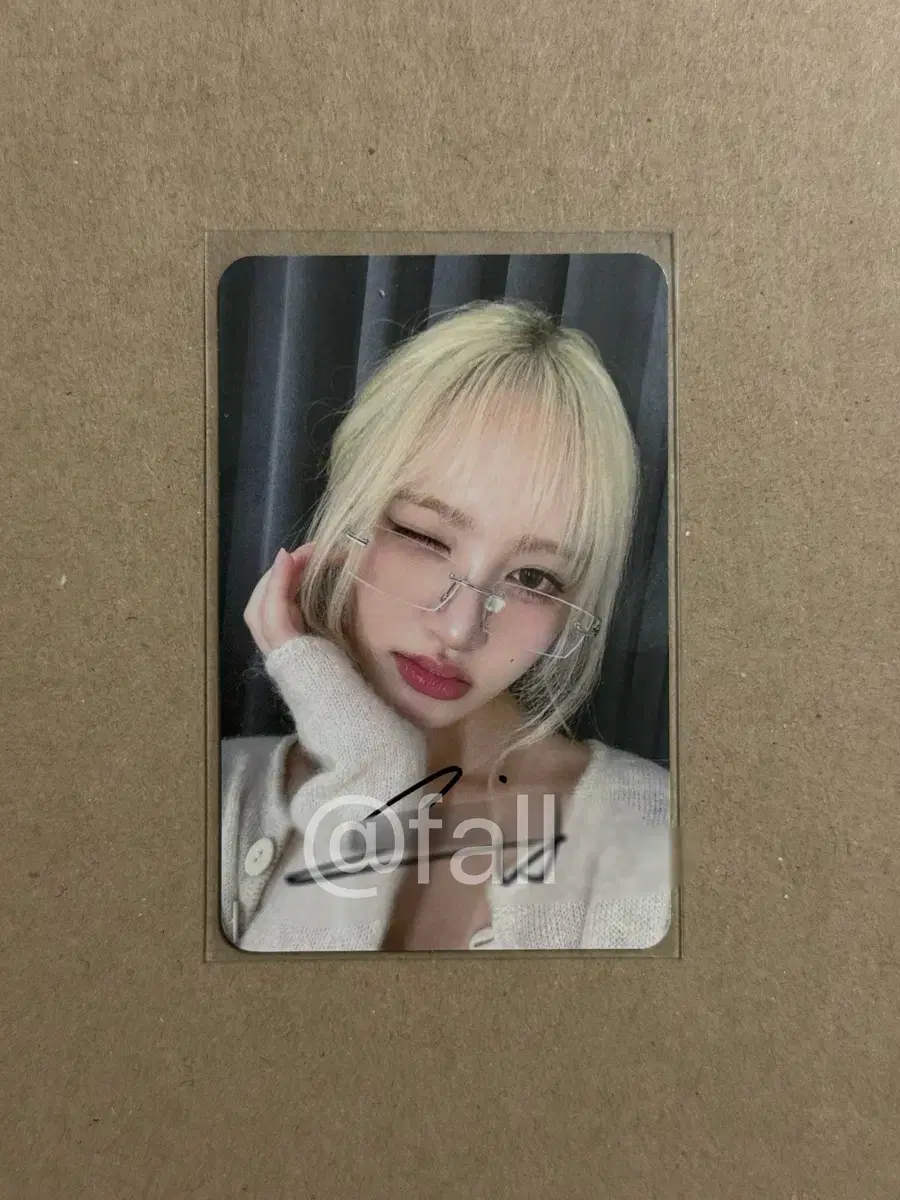 Ive Empthy liz soundwave fansign sign photocard poca