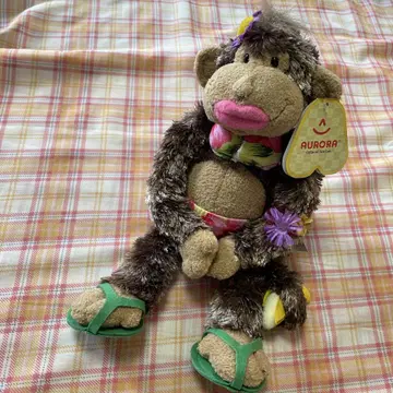 AURORA 원숭이 봉제 인형 CHEEKYS PLUSH 봉제 인형