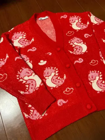 자라의 한정판 용의 해 가디건