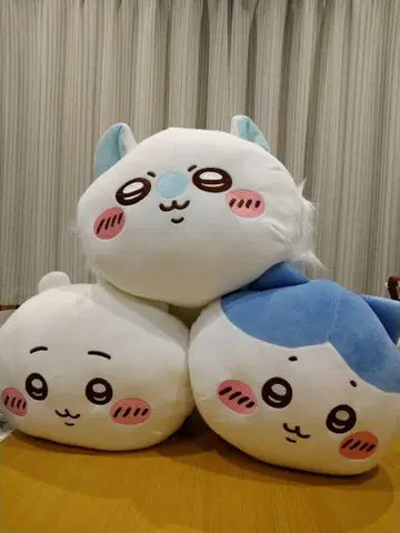 치이카와 모치루네소베리 봉제 인형 치이카와 하치와레 모몽가 3개 세트