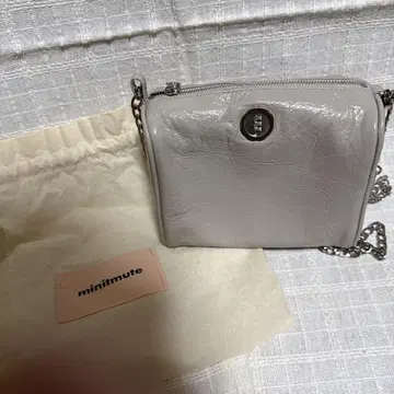 minitmute 숄더백 그레이 수납 가방 포함