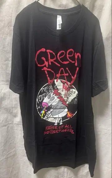 그린 데이 Green Day 유니콘 티셔츠 L