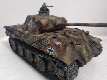 프라모델 탱크 프라모델 타미야 1/35 팬서 A형 중전차 완성품