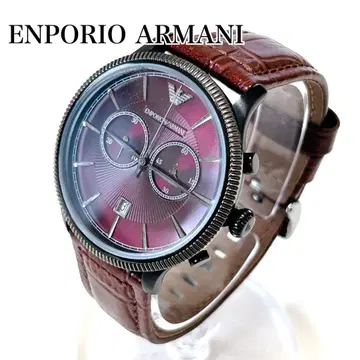 ENPORIO ARMANI 손목시계 아날로그 보르도
