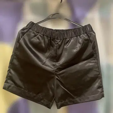 노이어 케이 니노미야 새틴 쇼츠 블랙