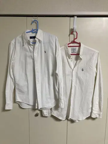 주말 한정 가격 인하 랄프 로렌 빔즈 화이트 셔츠 긴팔 셔츠 M
