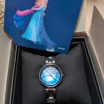 CITIZEN 디즈니 프로즌 콜라보 아이스 팰리스 모티브 한정판 안나