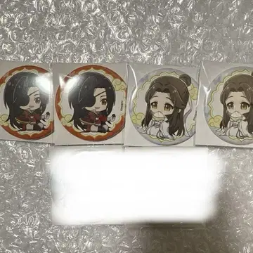 천관시복 복권 메이트 샤렌 하나조노 캔뱃지 4종 세트