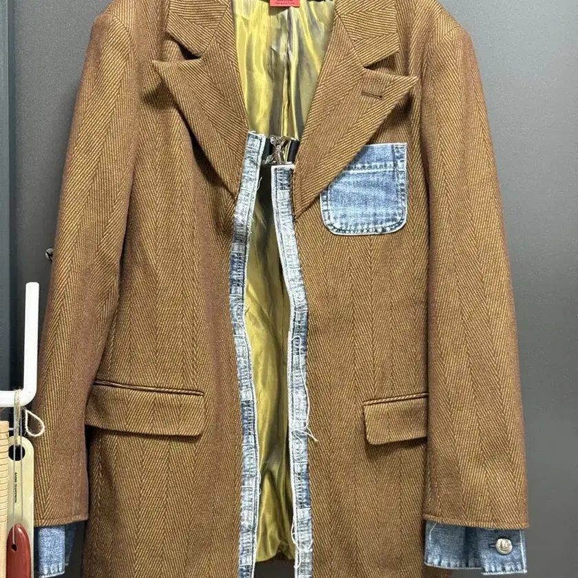 [ANDERSSON BELL]★MAGGIE RAW-CUT HERRINGBONE JACKET Andersson Bell | 앤더슨벨