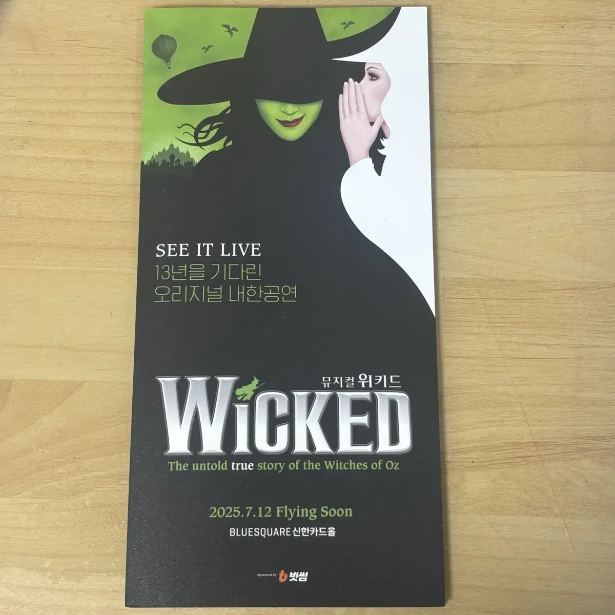 Musical Wicked Leaflet Pamphlet