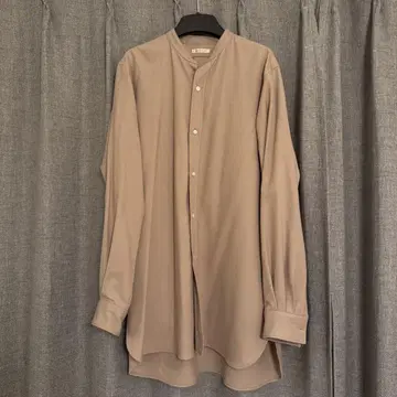 HEUGN 울 스탠드 카라 셔츠 Rob  영국군