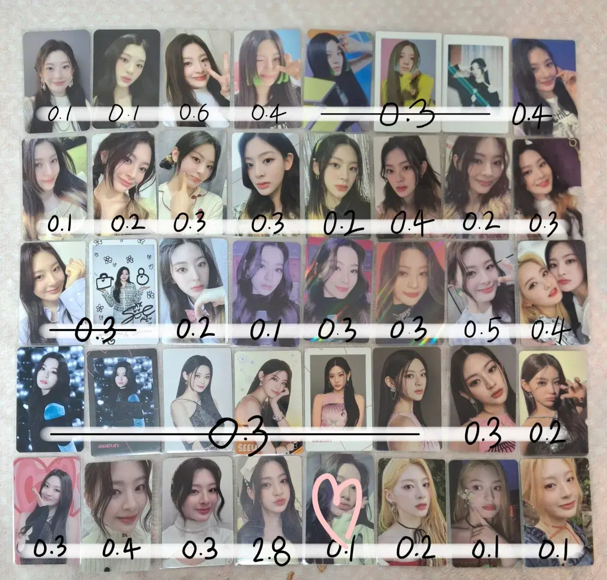 급처) 스테이씨 포카 양도 세은 앨범 미공포 포카 양도