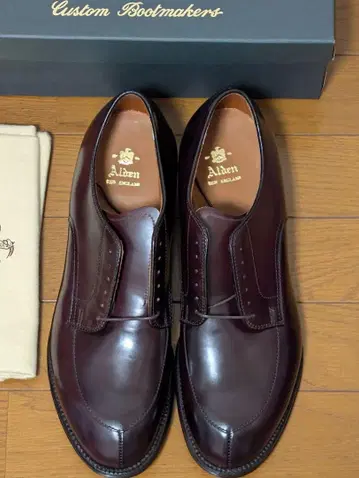ALDEN 알든 54327 버건디 코도반 V-TIP 9.5D