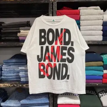 90's 007 제임스 본드 티셔츠 빈티지