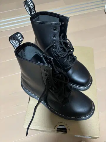 Dr. Martens 1460 WS 블랙 부츠 US6