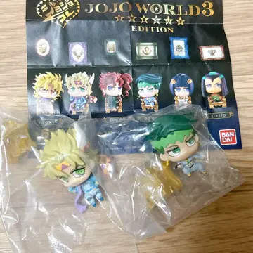 죠죠 JOJOWORLD3 캡슐 컬렉션 시저 키시베 로한 2개
