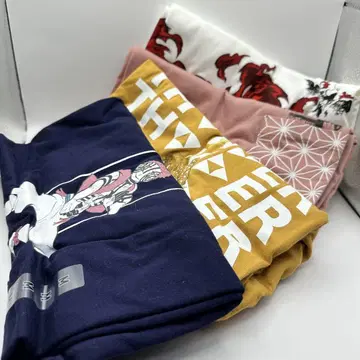 귀멸의 칼날 유니클로 UT 티셔츠 4장 세트
