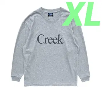 Creek Angler's Device L/S 로고 티셔츠 그레이
