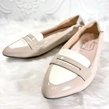 새상품 moon star SUGATA 문스타 에나멜 펌프스 경량