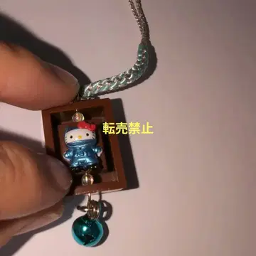 헬로키티 가나자와 한정판 풍수 닌자 저택 스트랩
