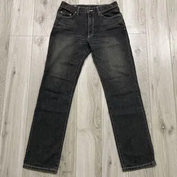 LACOSTE 일본제 블랙 데님 팬츠 W79 라코스테