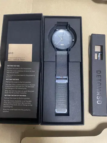DETOMASO 기계식 Viaggio 비아지오 파랑 다이얼 손목시계
