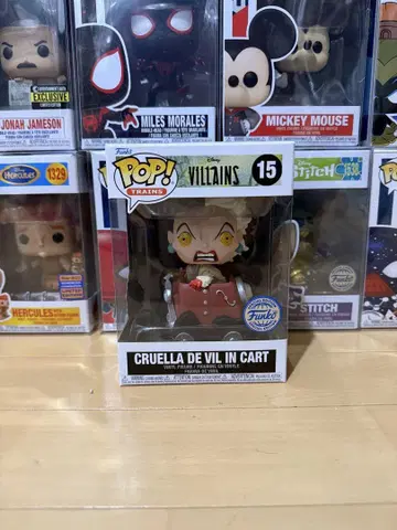 한정판 FUNKO POP 디즈니 빌런 기차 시리즈 크루엘라 한정판