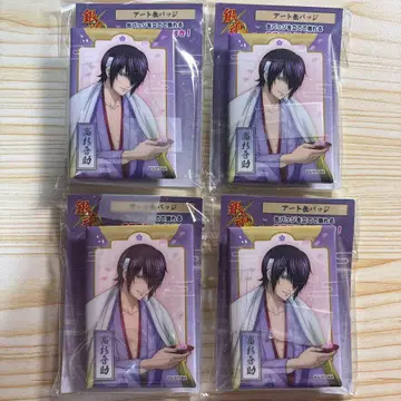 은혼 타카스기 신스케 아트 캔뱃지 캔뱃지 마루이 한정판 4종 세트