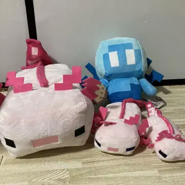 마인크래프트 봉제 인형 4종 세트