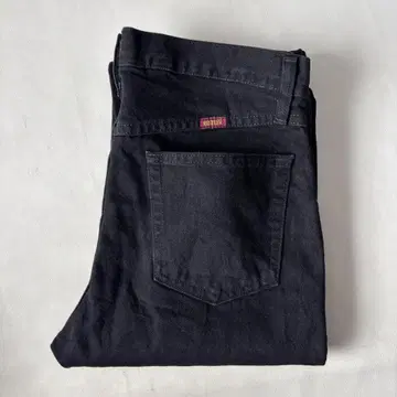 RUSTLE 블랙 데님 팬츠 W30 라슬러 미국 빈티지 의류 블랙