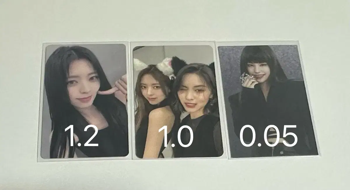있지 체셔 포카 (일괄: 12,500원) 개별가능