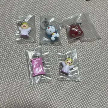 도라에몽 메지루시 액세서리 + 키링 세트