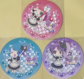 프리파라 애니메이트 카페 홀로그램 코스터 카논 피논 주논