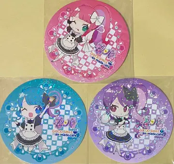 프리파라 애니메이트 카페 홀로그램 코스터 카논 피논 주논