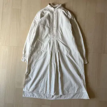 1910's 프랑스 앤티크 린넨 스모크 빈티지 빈티지