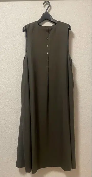 카구레 A 라인 점퍼 스커트 KHAKI