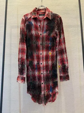 2000년대 스타일 체크 셔츠 일본 브랜드