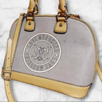 모스키노 MOSCHINO 2way 핸드백 숄더 가죽 자립형