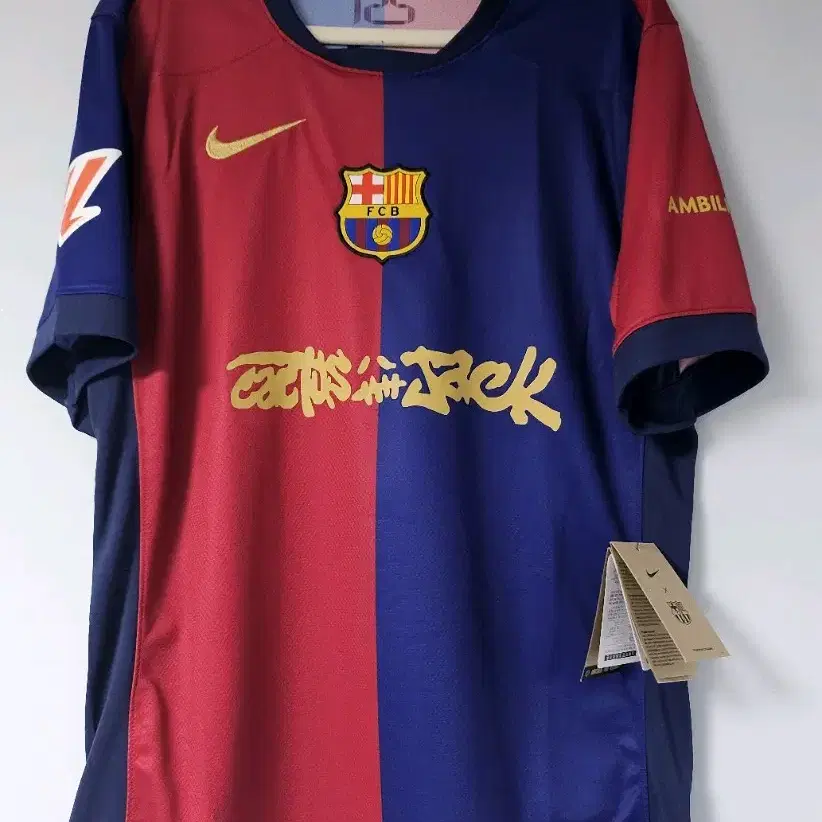 M]24-25 Barcelona Home Lamine Yamal, Travis Scott custom