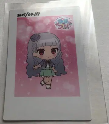 프리파라 미치루 인스턴트풍 포토 카드 혜택 프리프리 라이브 폴라로이드